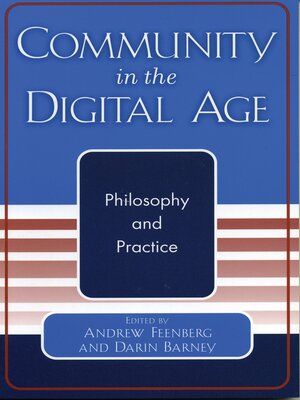 cover image of Community in the Digital Age